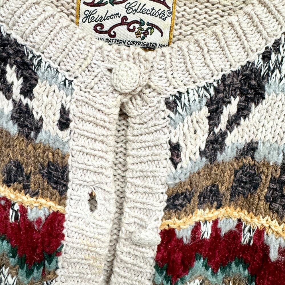 Warm multi Patterned Cardigan Heirloom Collectables - Picture 2 of 9